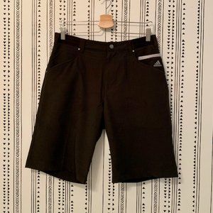 Mens Black Adidas Golf Shorts 32